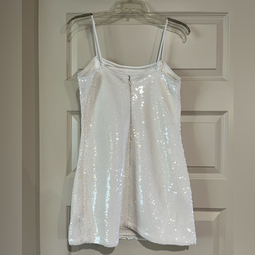 Abercrombie & Fitch White Sequin Dress - Picture 2 of 4